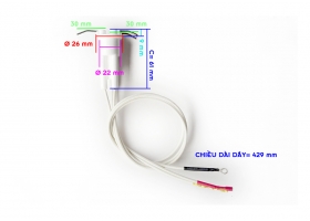 DÂY KIM SỨ BẾP GA HỒNG NGOẠI 22MM