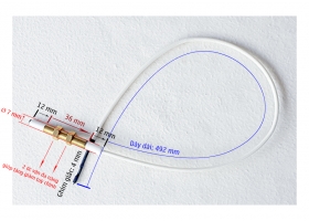 DÂY KIM SỨ BẾP GAS ĐA NĂNG 60MM