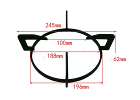 KIỀNG BẾP GAS ÂM 196MM