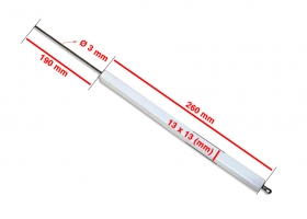 KIM SỨ BẾP GA 13x13MM DÀI 260MM