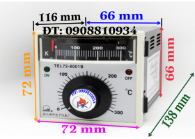 KIỂM SOÁT NHIỆT ĐỘ LÒ QUAY TEL72-8001B