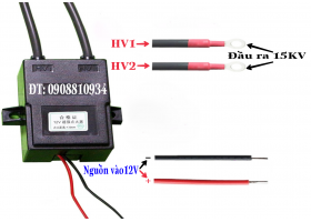 IC 12V ĐÁNH LỬA CAO ÁP 15KV BẾP GAS 