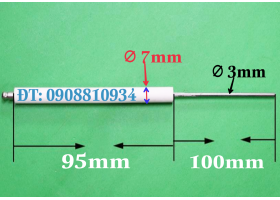 KIM SỨ BẾP GA Ø 7 DÀI 95MM