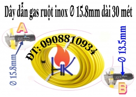 ỐNG DẪN GAS RUỘT INOX 304 (30 MÉT)