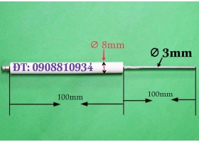 KIM SỨ BẾP GA Ø 8 DÀI 100MM